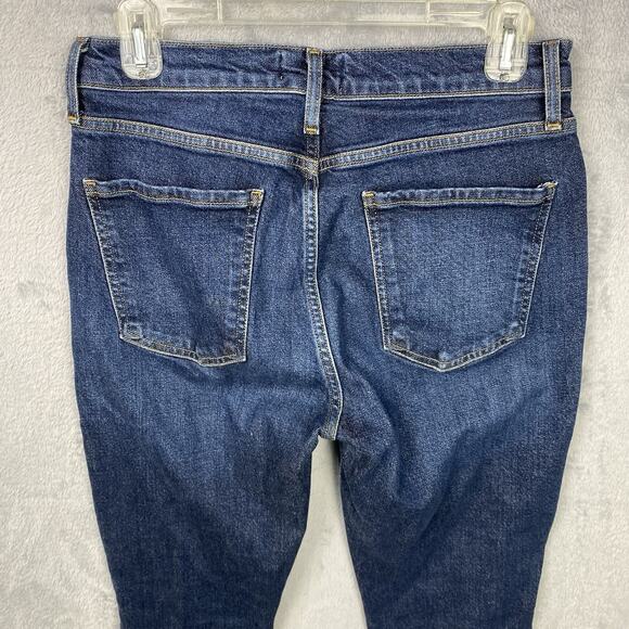 Agolde Boot Cut Jeans Dark Wash Women’s Size 28 Designer Preppy Classic Capsule - Picture 6 of 11